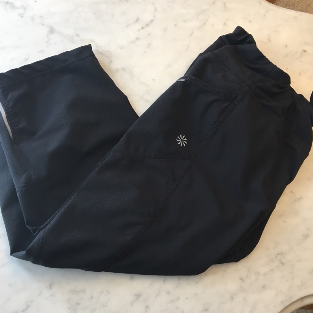 Athleta Cropped Active Capri Sz Large